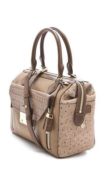 michael kors gia top zip satchel|Michael Kors satchels.